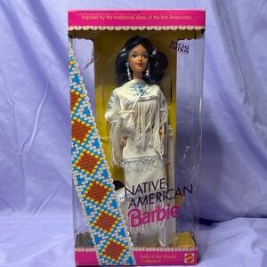 Dolls of the World Native American Barbie Doll